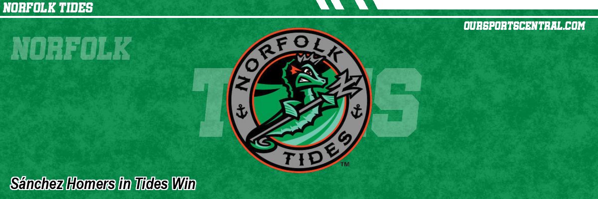 Sánchez Homers in Tides Win