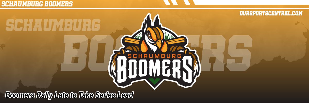 Boomers Rally Late to Take Series Lead