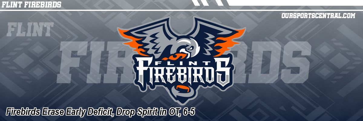 Firebirds Erase Early Deficit, Drop Spirit in OT, 6-5