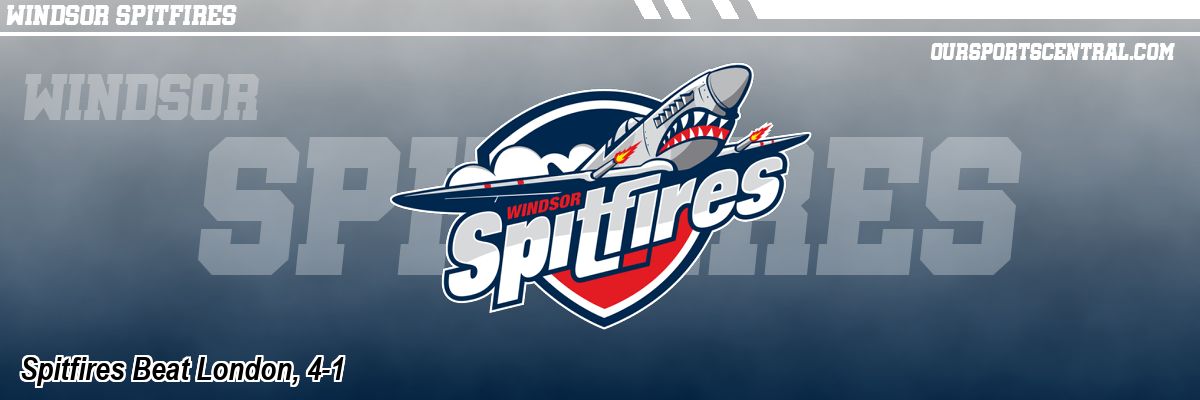 Spitfires Beat London, 4-1