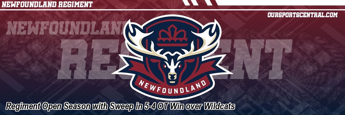 Regiment Open Season with Sweep in 5-4 OT Win over Wildcats