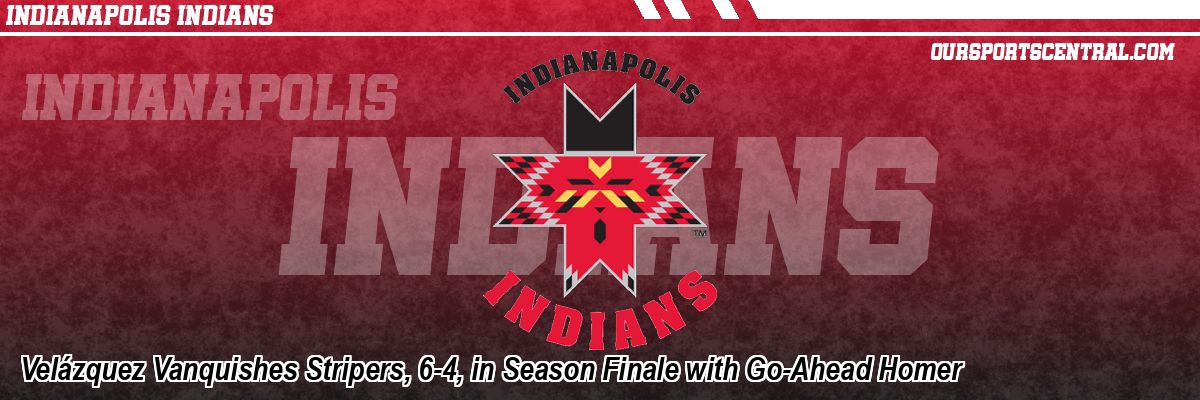 Velázquez Vanquishes Stripers, 6-4, in Season Finale with Go-Ahead Homer