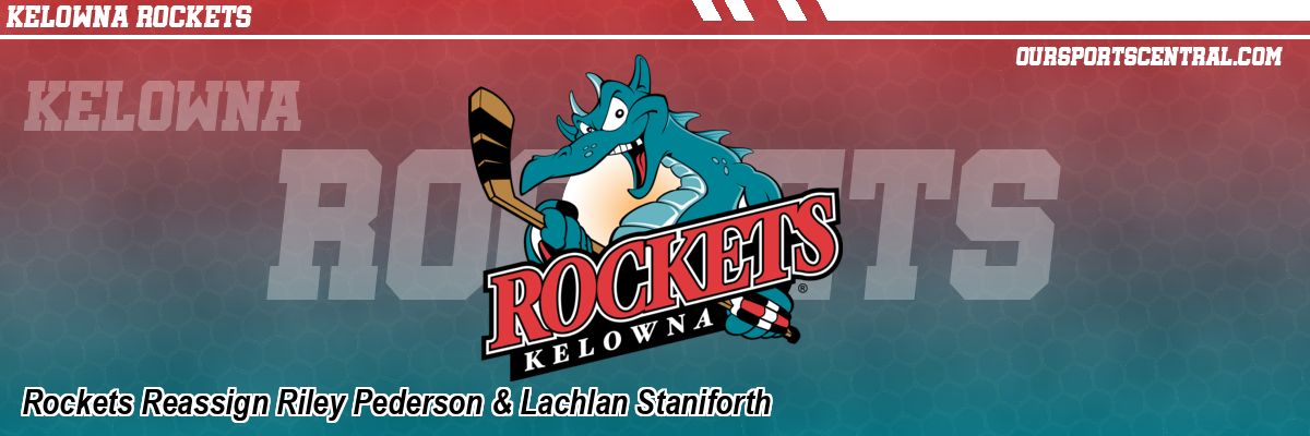 Rockets Reassign Riley Pederson & Lachlan Staniforth