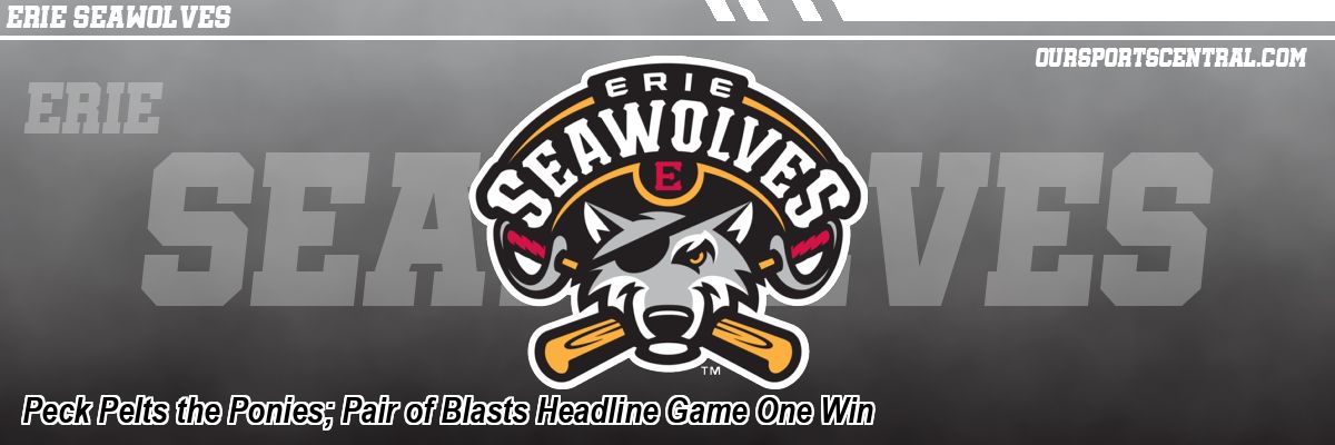 Peck Pelts the Ponies; Pair of Blasts Headline Game One Win
