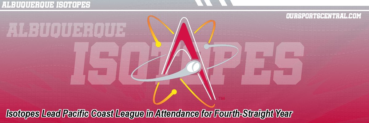 Isotopes Lead Pacific Coast League in Attendance for Fourth-Straight Year
