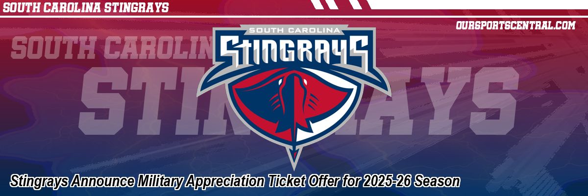 Stingrays Announce Military Appreciation Ticket Offer for 2025-26 Season
