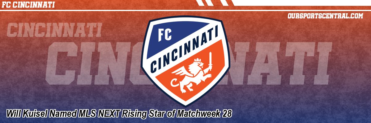 Will Kuisel Named MLS NEXT Rising Star of Matchweek 28