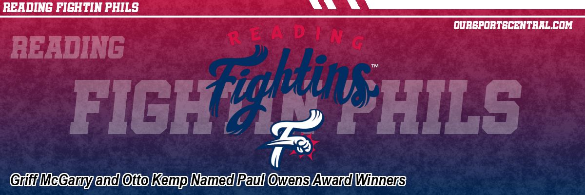 Griff McGarry and Otto Kemp Named Paul Owens Award Winners