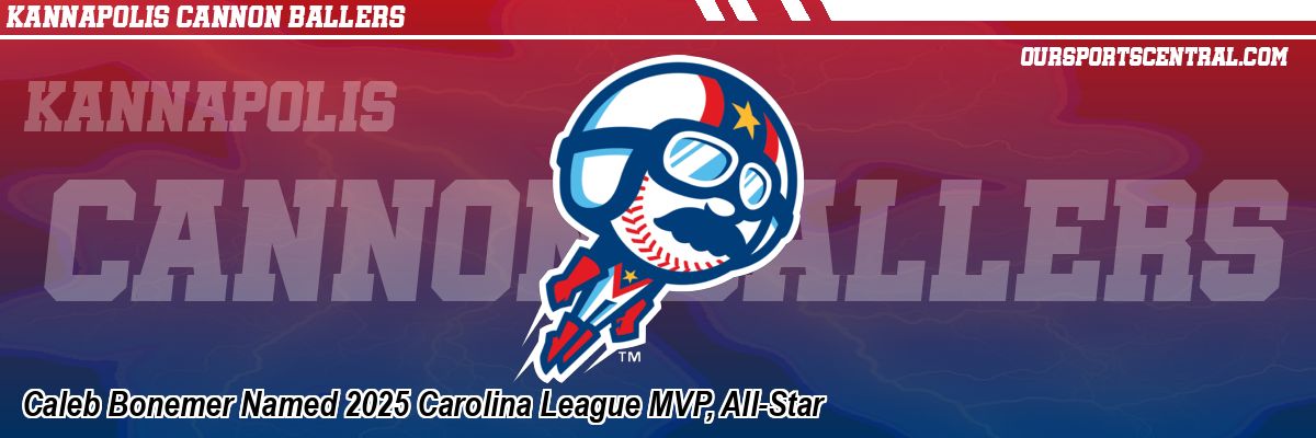 Caleb Bonemer Named 2025 Carolina League MVP, All-Star