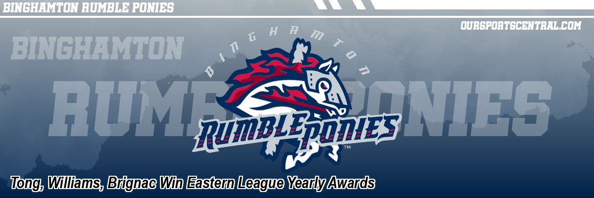 Tong, Williams, Brignac Win Eastern League Yearly Awards