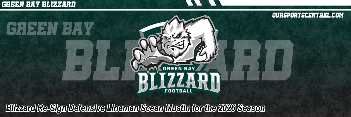 Blizzard Re-Sign Defensive Lineman Scean Mustin for the 2026 Season