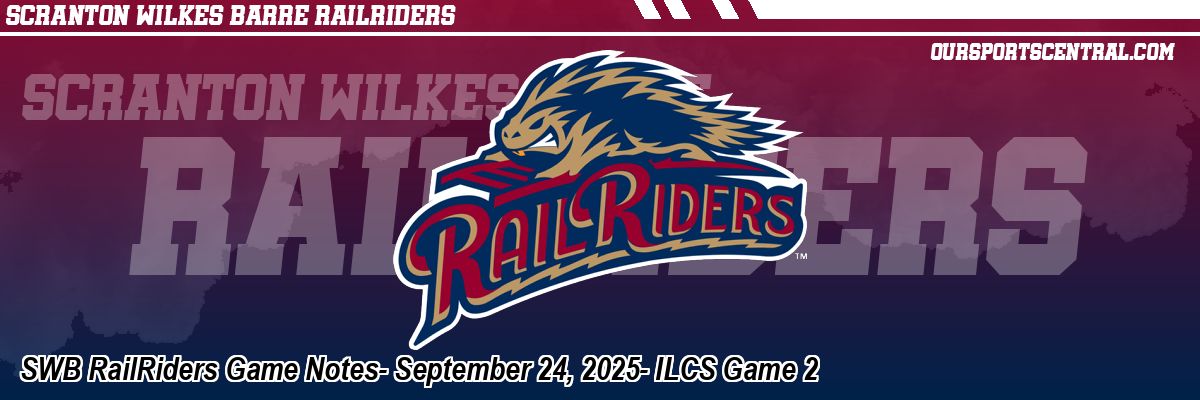 SWB RailRiders Game Notes- September 24, 2025- ILCS Game 2
