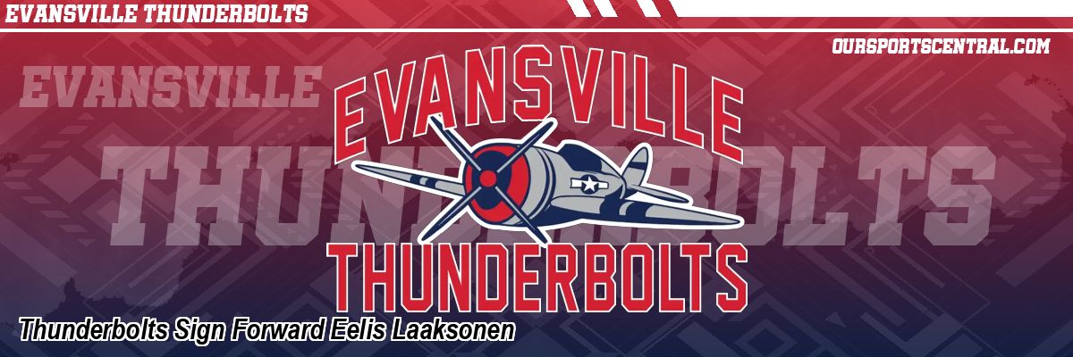 Thunderbolts Sign Forward Eelis Laaksonen