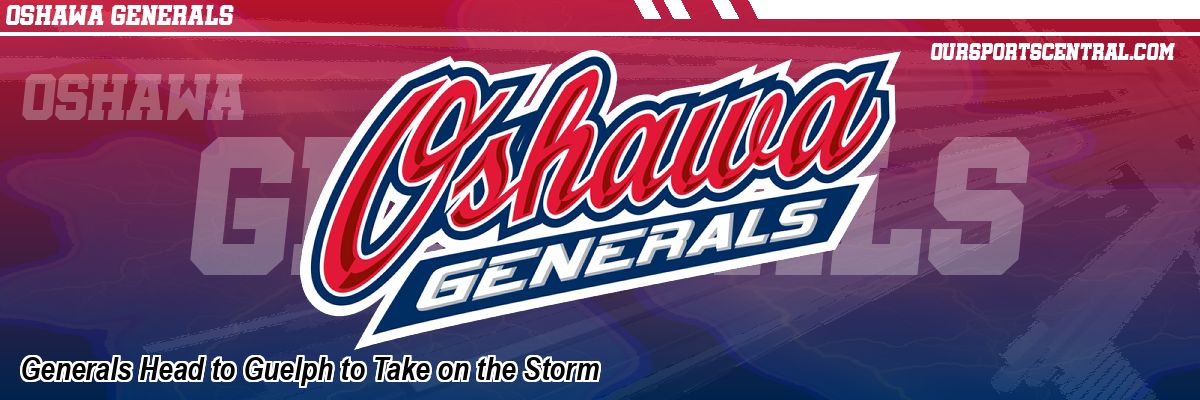 Generals Head to Guelph to Take on the Storm