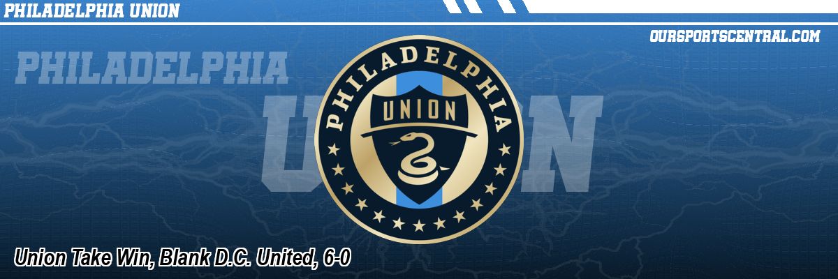 Union Take Win, Blank D.C. United, 6-0