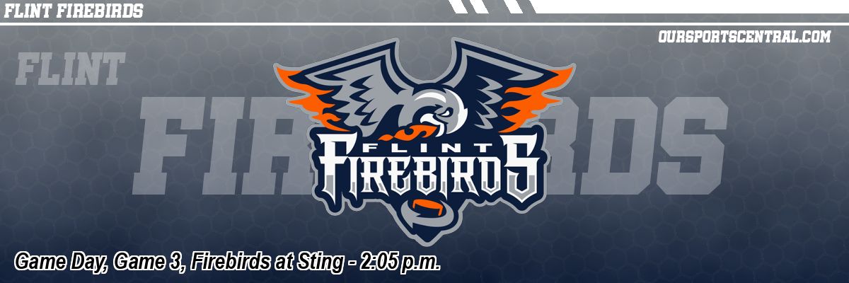 Game Day, Game 3, Firebirds at Sting - 2:05 p.m.