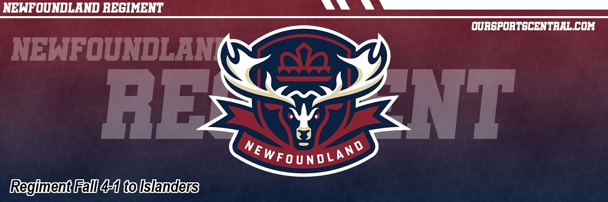 Regiment Fall 4-1 to Islanders