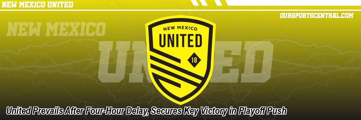 United Prevails After Four-Hour Delay, Secures Key Victory in Playoff Push