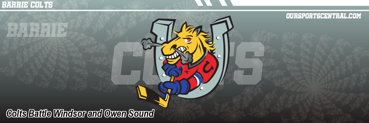 Colts Battle Windsor and Owen Sound