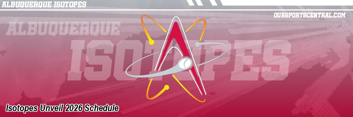 Isotopes Unveil 2026 Schedule