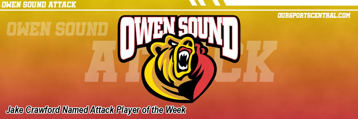 Jake Crawford Named Attack Player of the Week