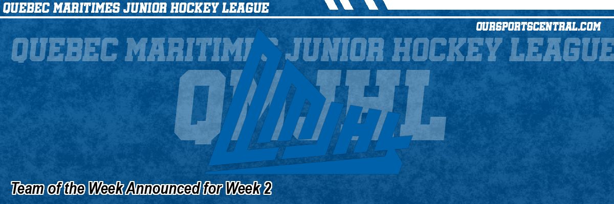 Team of the Week Announced for Week 2