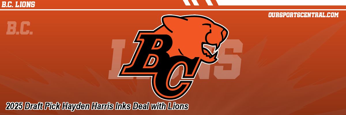 2025 Draft Pick Hayden Harris Inks Deal with Lions