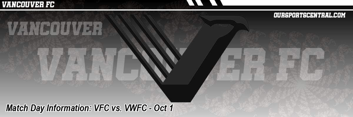 Match Day Information: VFC vs. VWFC - Oct 1
