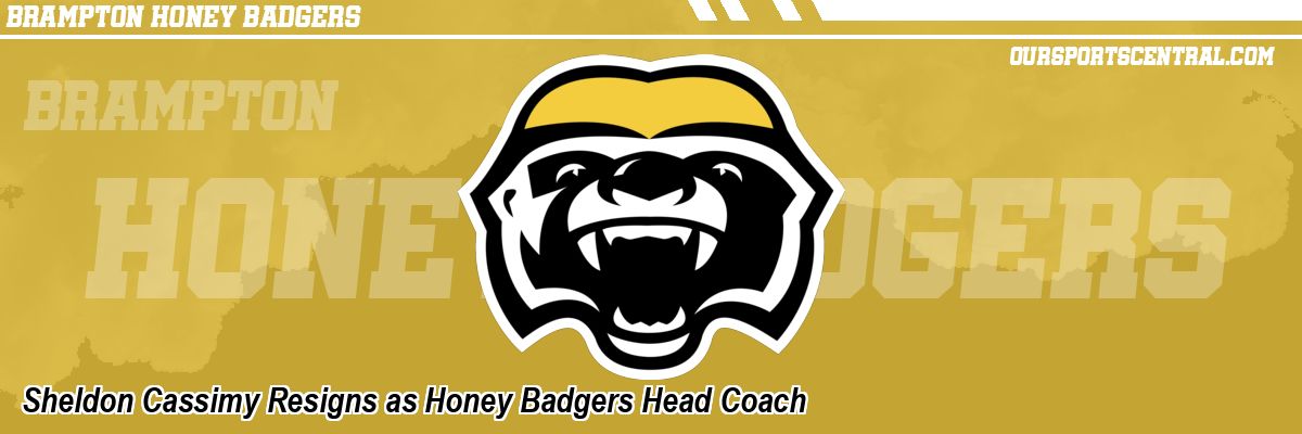 Sheldon Cassimy Resigns as Honey Badgers Head Coach
