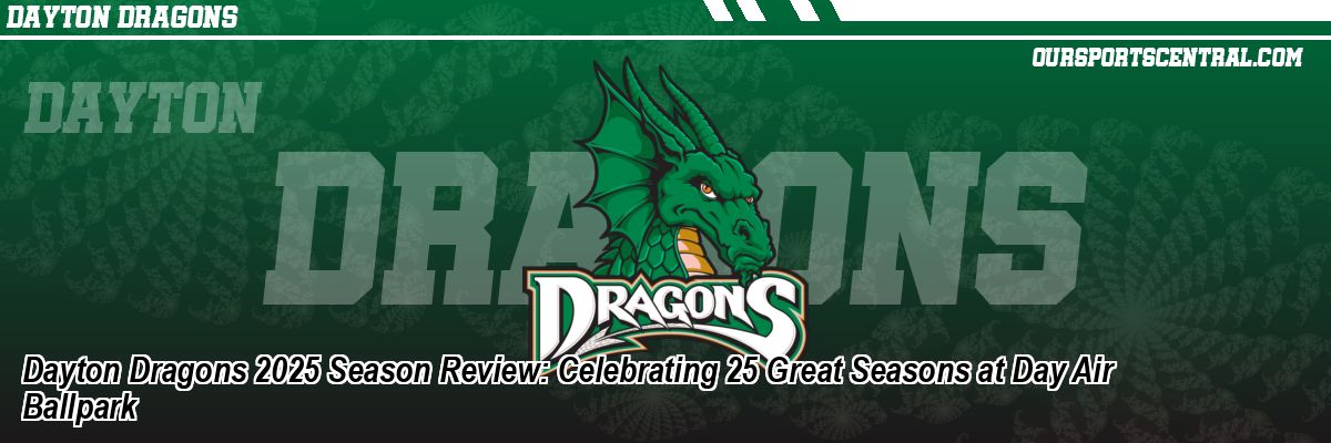 Dayton Dragons 2025 Season Review: Celebrating 25 Great Seasons at Day Air Ballpark