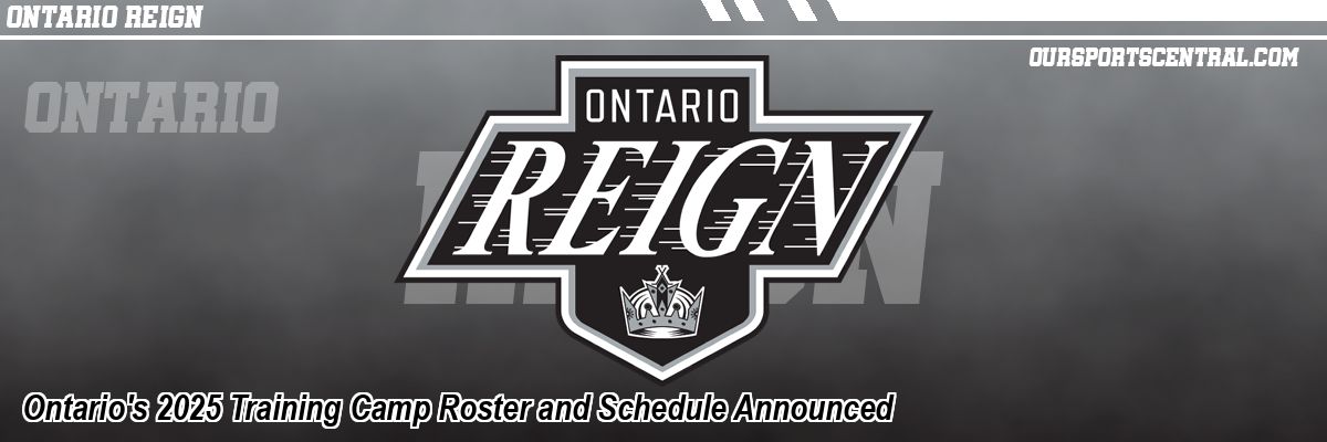 Ontario's 2025 Training Camp Roster and Schedule Announced