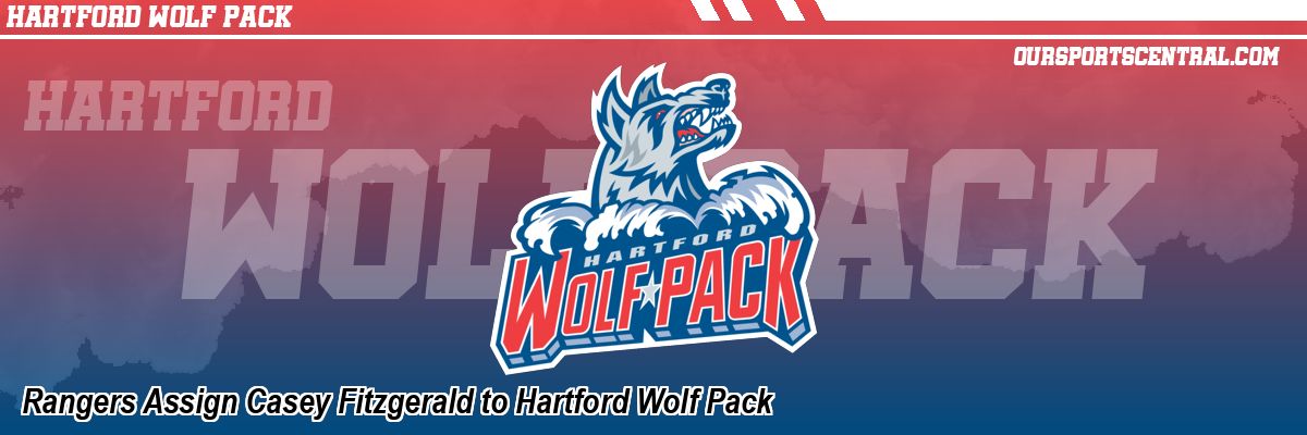Rangers Assign Casey Fitzgerald to Hartford Wolf Pack