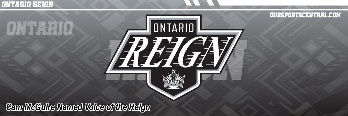 Cam McGuire Named Voice of the Reign