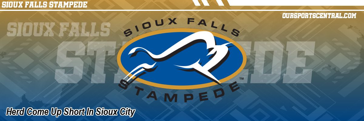 Herd Come Up Short In Sioux City