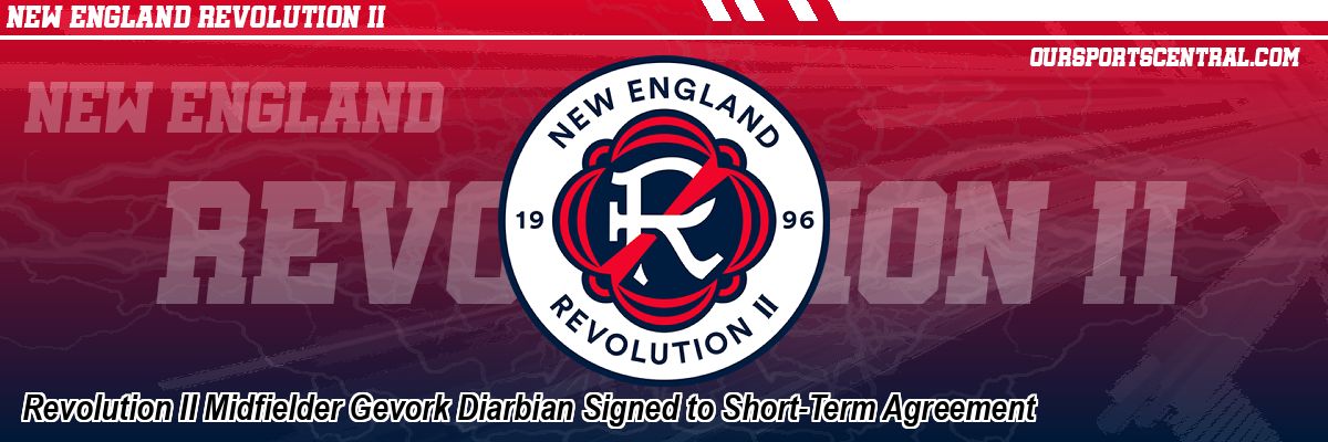 Revolution II Midfielder Gevork Diarbian Signed to Short-Term Agreement