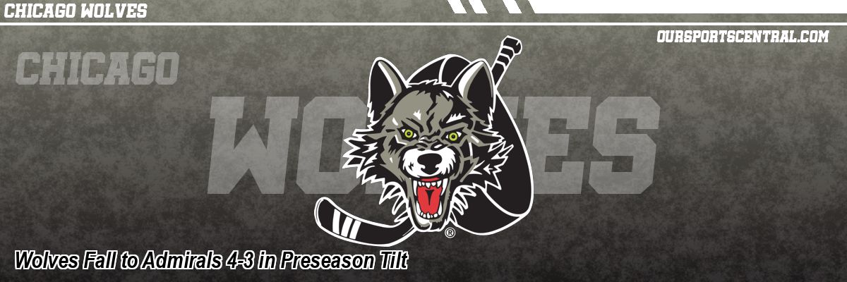 Wolves Fall to Admirals 4-3 in Preseason Tilt