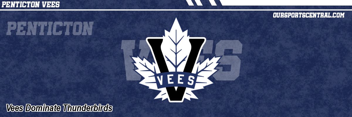 Vees Dominate Thunderbirds