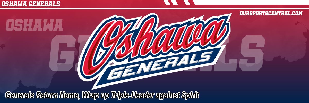 Generals Return Home, Wrap up Triple-Header against Spirit