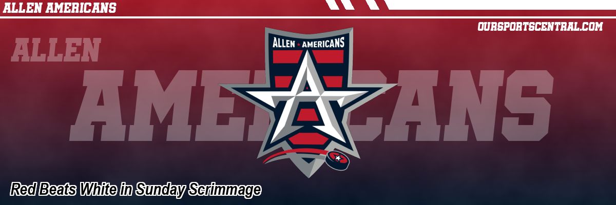Red Beats White in Sunday Scrimmage