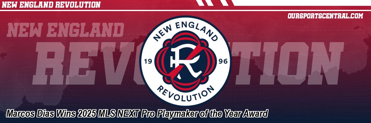 Marcos Dias Wins 2025 MLS NEXT Pro Playmaker of the Year Award
