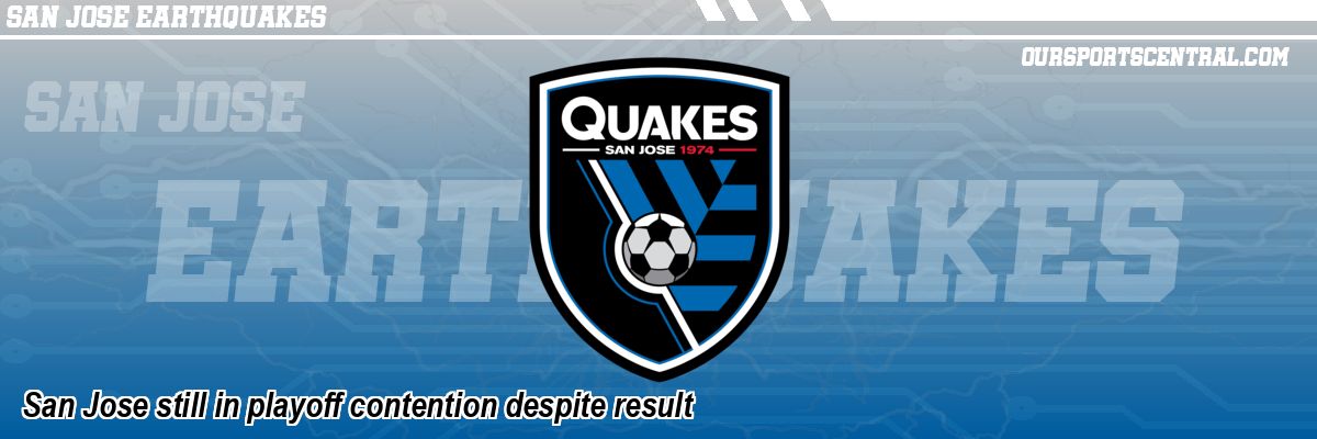 San Jose still in playoff contention despite result