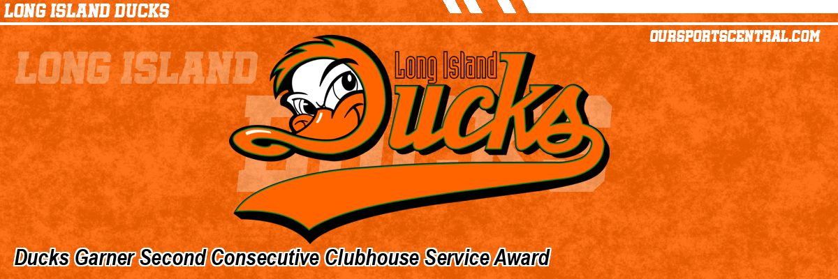 Ducks Garner Second Consecutive Clubhouse Service Award