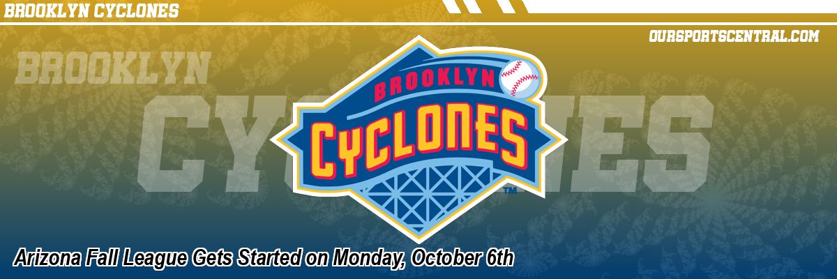 Arizona Fall League Gets Started on Monday, October 6th