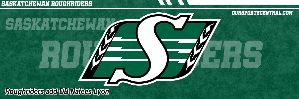 Roughriders add DB Nafees Lyon