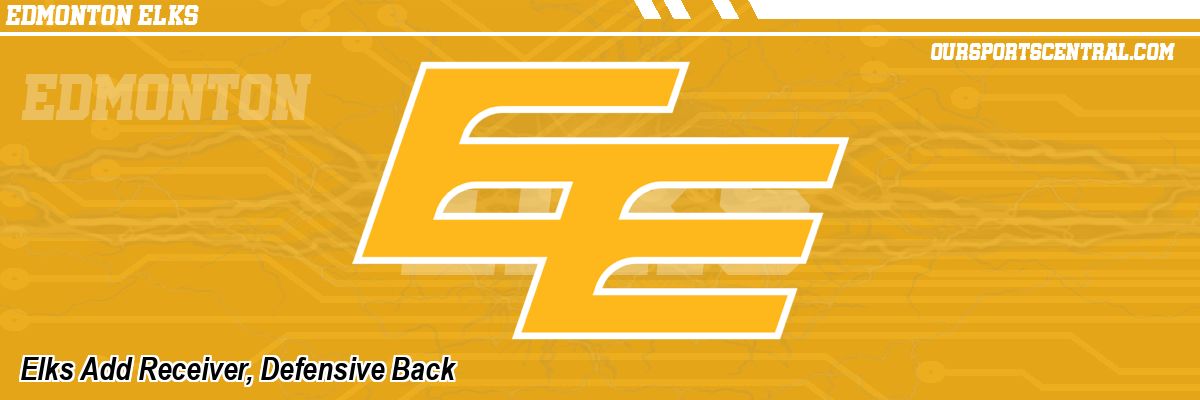 Elks Add Receiver, Defensive Back