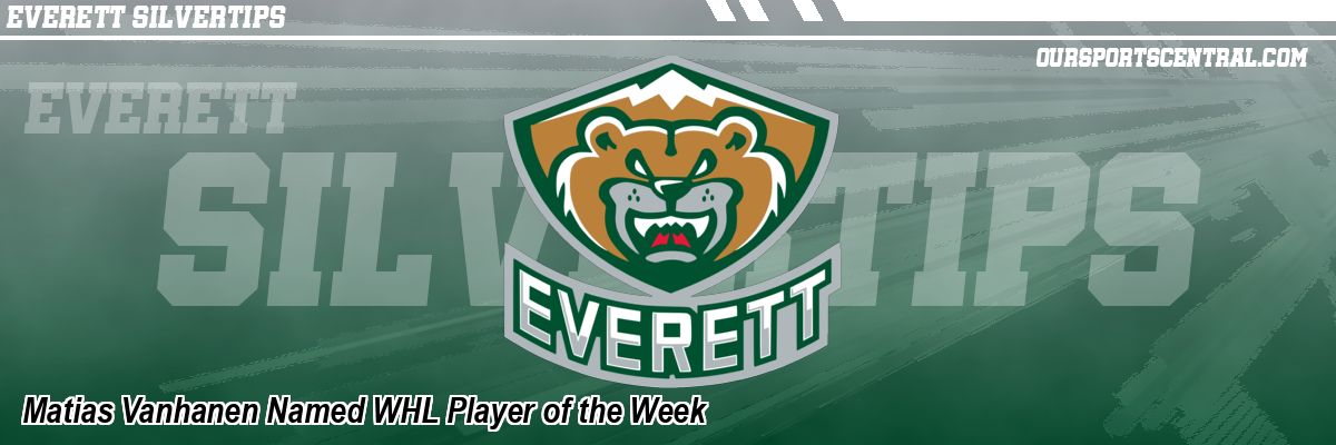 Matias Vanhanen Named WHL Player of the Week