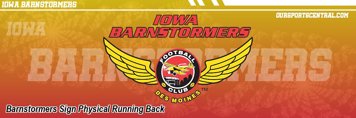 Barnstormers Sign Physical Running Back