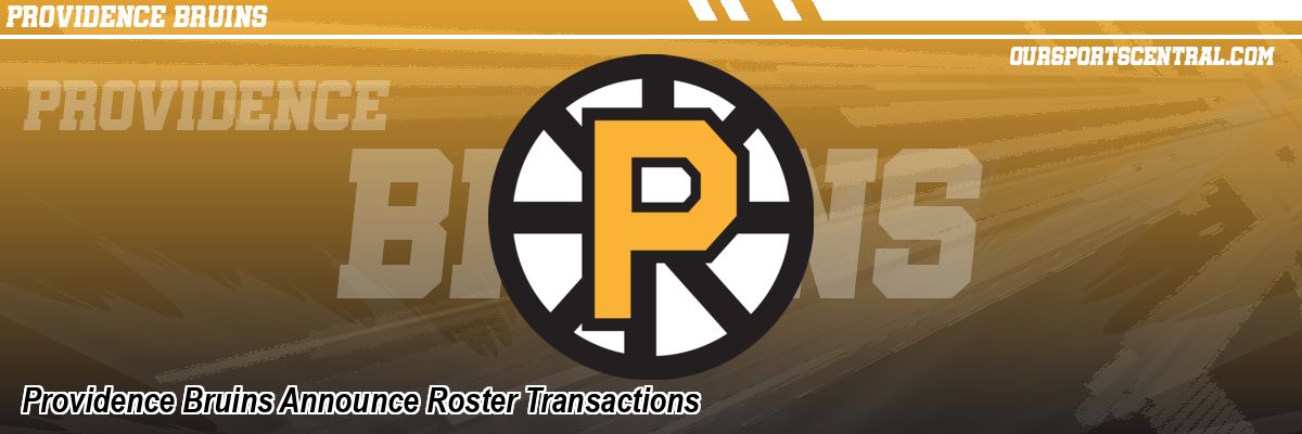 Providence Bruins Announce Roster Transactions