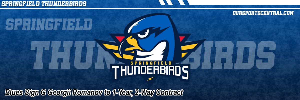 Blues Sign G Georgii Romanov to 1-Year, 2-Way Contract