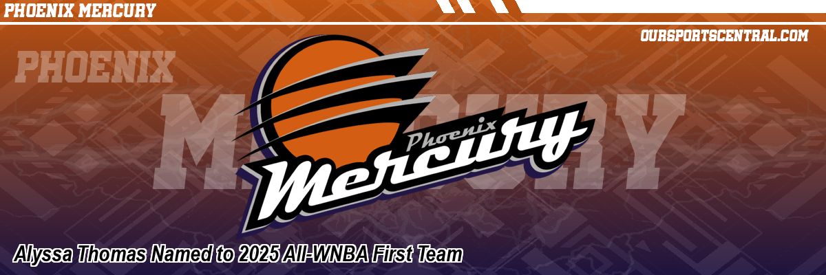 Alyssa Thomas Named to 2025 All-WNBA First Team